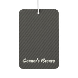 Ambientador Estilo de fibra de carbono negra 