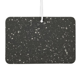 Ambientador Estrellas purpurinas2 - Negro plateado