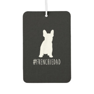 Ambientador etiqueta frenchie dad regalo de papá de bulldog