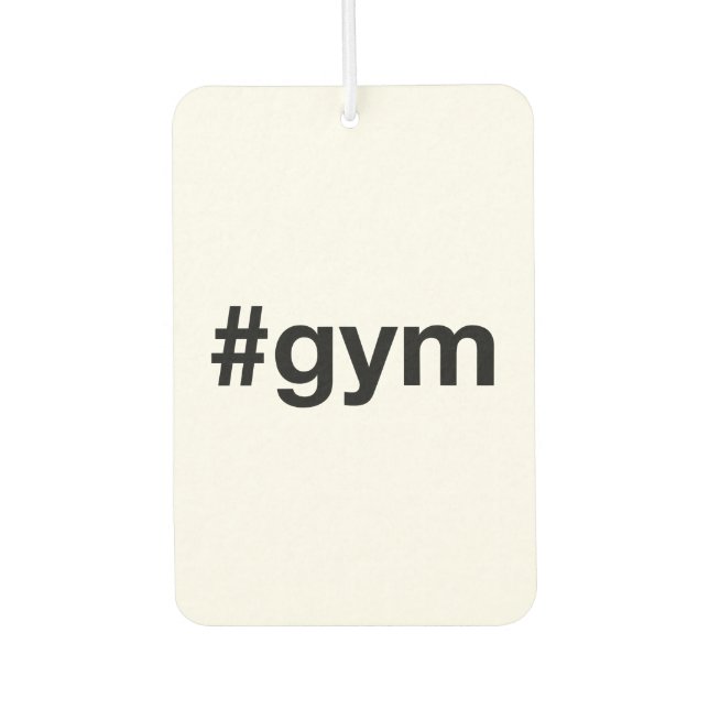 Ambientador Etiqueta GYM (Anverso)