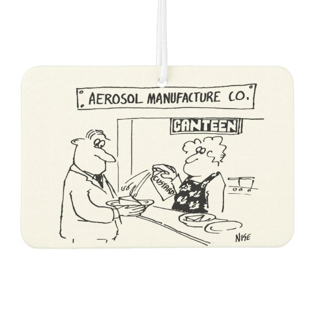 Ambientador Fabricante de aerosoles tiene Custard de un aeroso (Anverso)