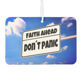 Ambientador 'Faith Ahead' Car Air Freshener