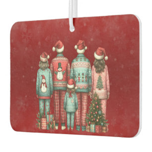 Ambientador Familia de cuatro en Navidades PJ