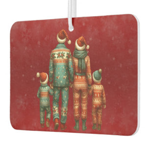 Ambientador Familia de cuatro en Navidades PJ