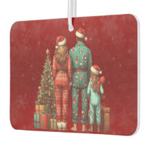 Familia de tres en Navidades PJ