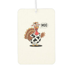 Ambientador Familia Turca Moo de Acción de Gracias Funny Turke