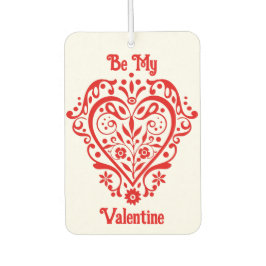 Ambientador Fancy Red Valentine Romantic Heart Personalizado