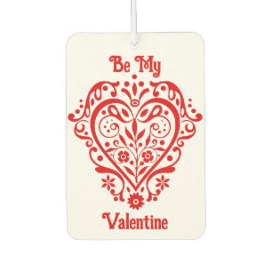 Ambientador Fancy Red Valentine Romantic Heart Personalizado