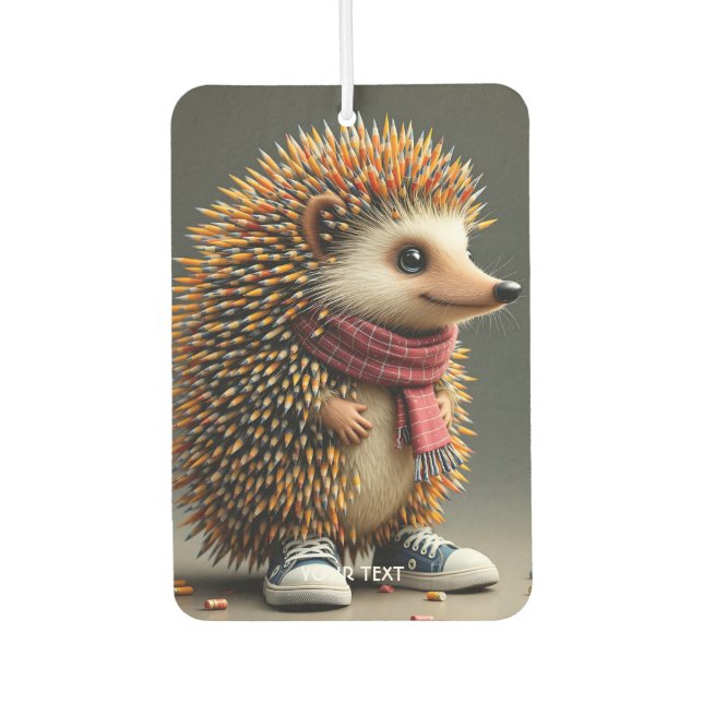 Ambientador Fantasía Cute Hedgehog Agujas negras (Anverso)