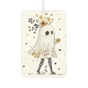 Ambientador Fantasma acuarela y girasoles Halloween sinusal