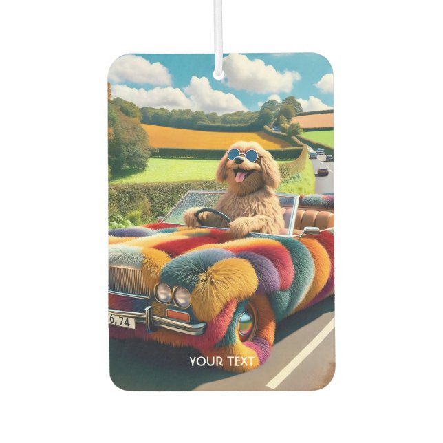 Ambientador Fantasy Cute Dog Carpet Car (Anverso)