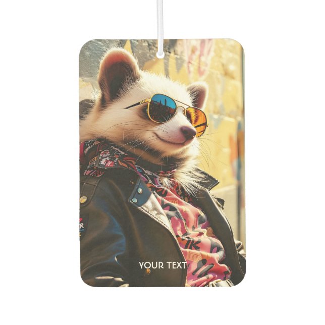 Ambientador Fantasy Cute Posum Leather Jacket (Anverso)