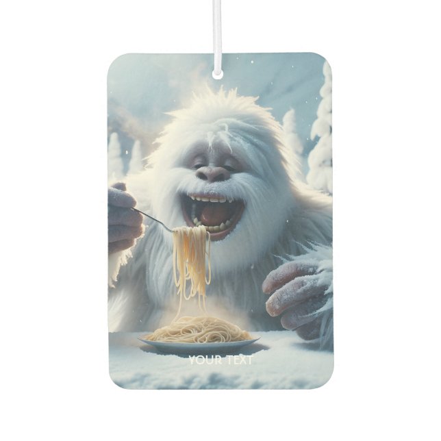 Ambientador Fantasy Cute Spaghetti Yeti Snow (Anverso)