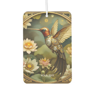 Ambientador Fantasy Cute Steampunk Bird Clock