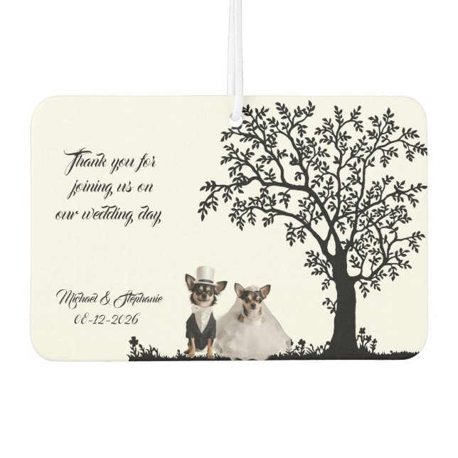 Ambientador Favor de Boda  (Anverso)