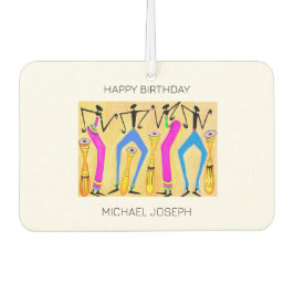 Ambientador Feliz cumpleaños, maravilloso baile de felicidad d