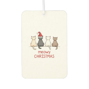 Ambientador Feliz Gatomidad Gato Navidad Adorable Gatito Gatos