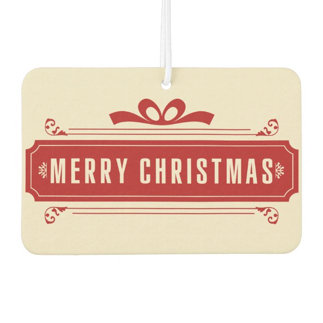 Ambientador Feliz Navidad (Anverso)