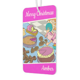 Ambientador Feliz Navidad Amber Car Freshener por dalDesignNZ