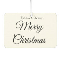 Feliz Navidad añadir nombre de texto personalizado