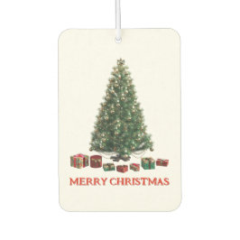 Ambientador Feliz Navidad. Árbol (diseño 1) con regalos