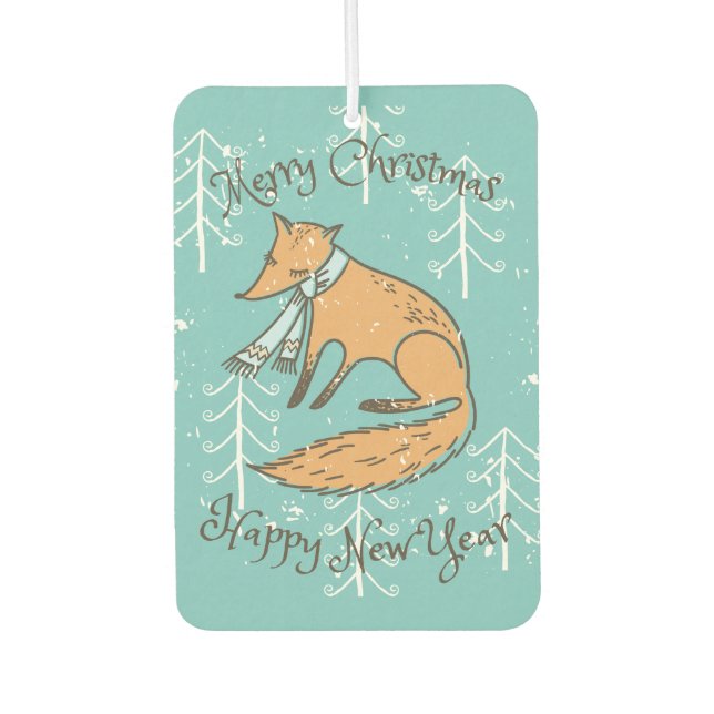 Ambientador Feliz Navidad Fox Cozy (Anverso)