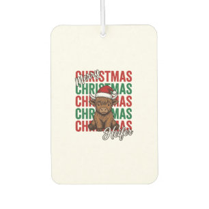Ambientador Feliz Navidad Novilla Camisa Diseño Navideño_1