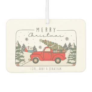Ambientador Feliz Navidad Personalizado Car Air Freshener