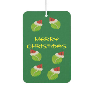 Ambientador Feliz Navidad Rectángulo Aire Freshener, Pino