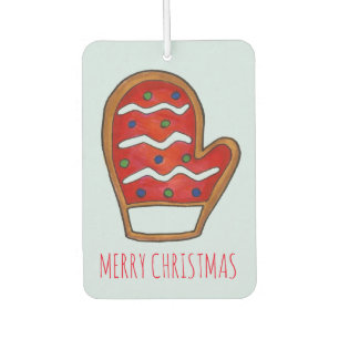 Ambientador Feliz Navidad Red Mitten Cookie Navidad