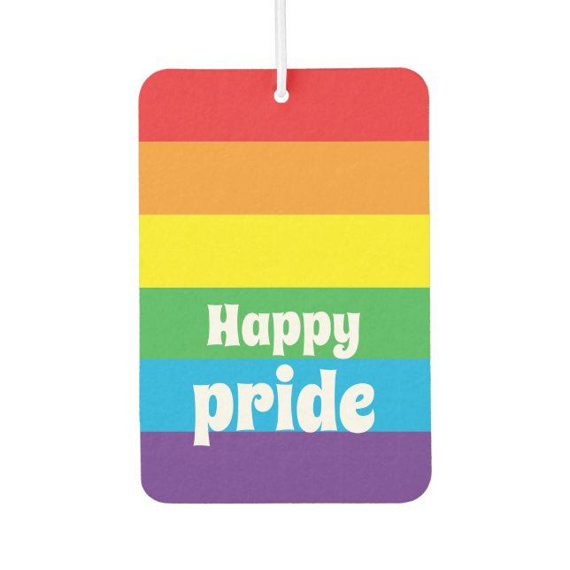 Ambientador Feliz orgullo Air Freshener (Anverso)