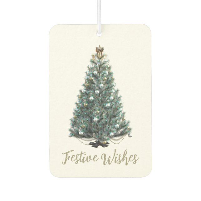 Ambientador Festive Wishes. Christmas tree design (Anverso)