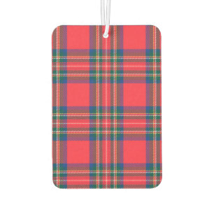 Ambientador Festividades de Tartán Plaid Red Classic Navidades
