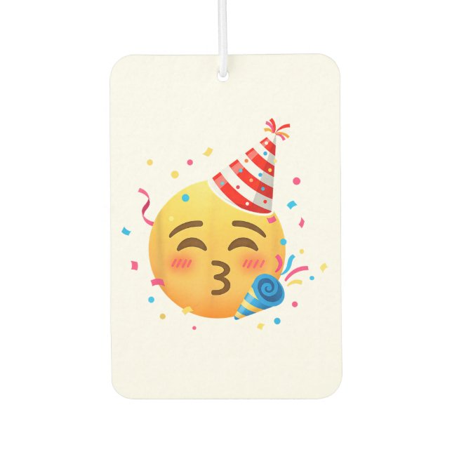 Ambientador Fiesta de Emoticonos Divertidos (Anverso)