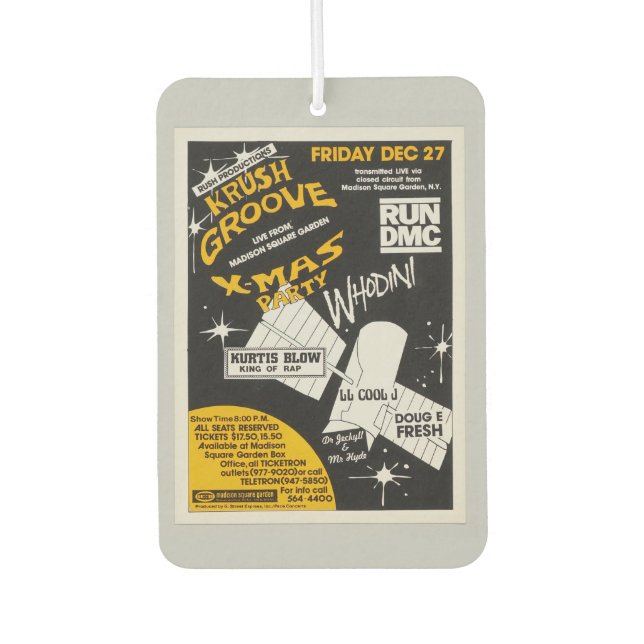 Ambientador Fiesta de Navidades de Krush Groove (Anverso)