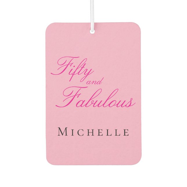 Ambientador Fifty and Fabulous Photo 50th Birthday Party (Anverso)