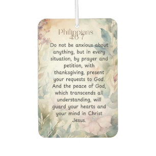 Ambientador Filipenses 4:6-7 Versículo de la Biblia Cristiana
