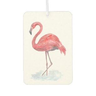 Ambientador Flamingo rosa, acuarela.