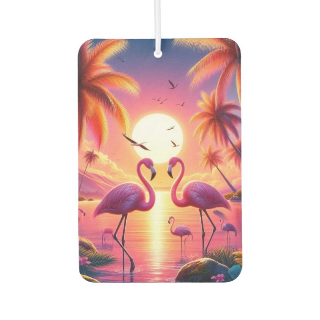 Ambientador Flamingos rosados Air Freshener! (Anverso)