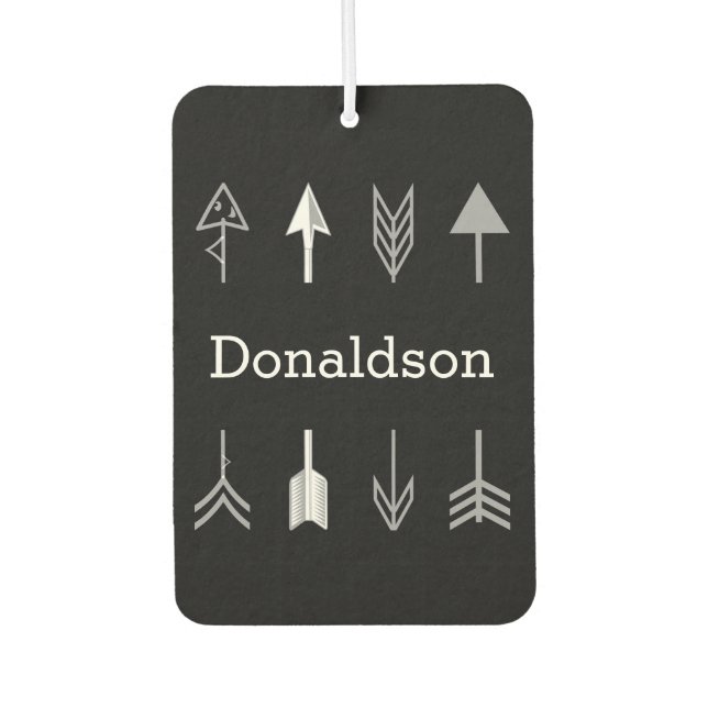 Ambientador Flechas negras y grises (Anverso)