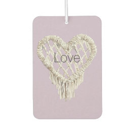 Ambientador Fleco de Corazón Blanco Lavanda