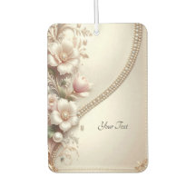 Floral and Pearl Embellishments Air Freshener
