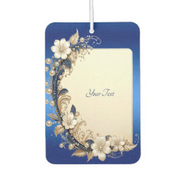 Ambientador floral blanco azul