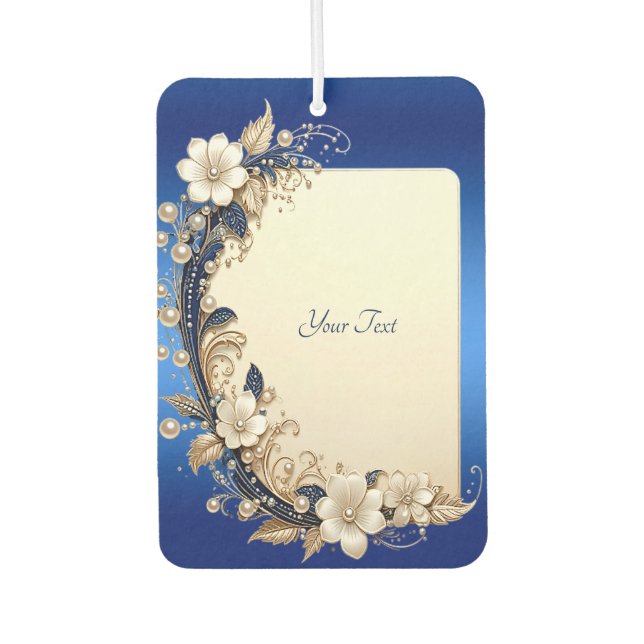 Ambientador floral blanco azul (Anverso)
