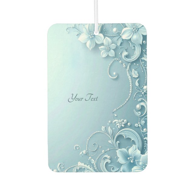 Ambientador floral decorativo azul (Anverso)