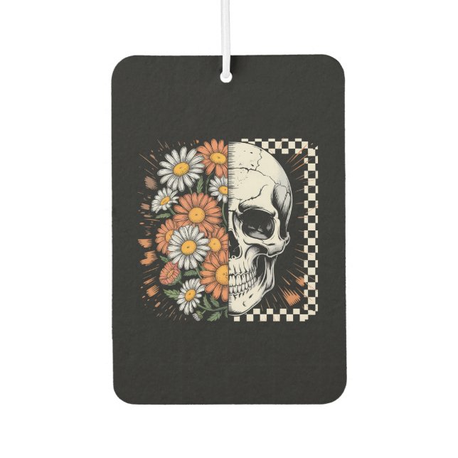 Ambientador Floral Fall Skeleton Boho Halloween (Anverso)