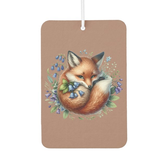 Ambientador Floral Fox Botanical Woodland Art (Anverso)