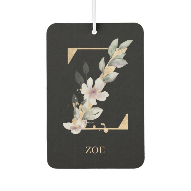 Ambientador Floral monograma Z personalizada (Anverso)