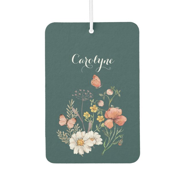 Ambientador Floral verde azulada (Anverso)