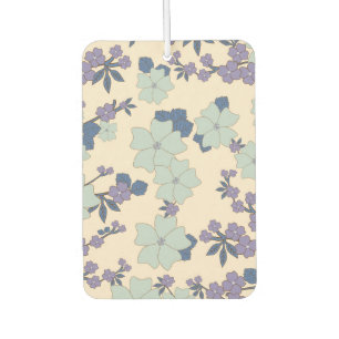 Ambientador Flores azules, flores moradas, patrón floral